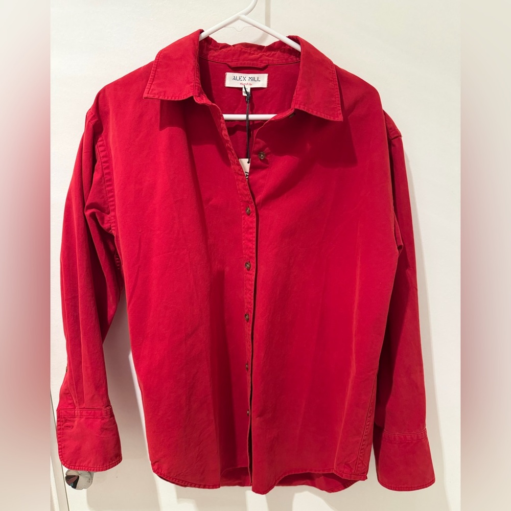 Alex Mill Mercer Shirt in Twill - Women’s Size Medium